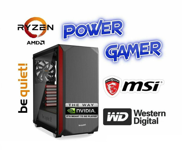 Gaming PC AMD Ryzen 7 5800X RTX 3070, 1TB M.2 SSD, 16GB DDR4-3600 RAM, B550