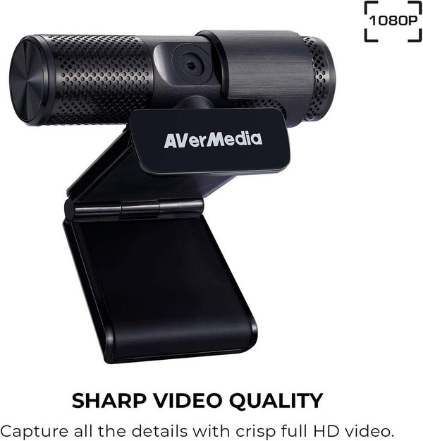 AverMedia KIT Webcam + Headset, 1080P HD, USB (61BO317000AP)