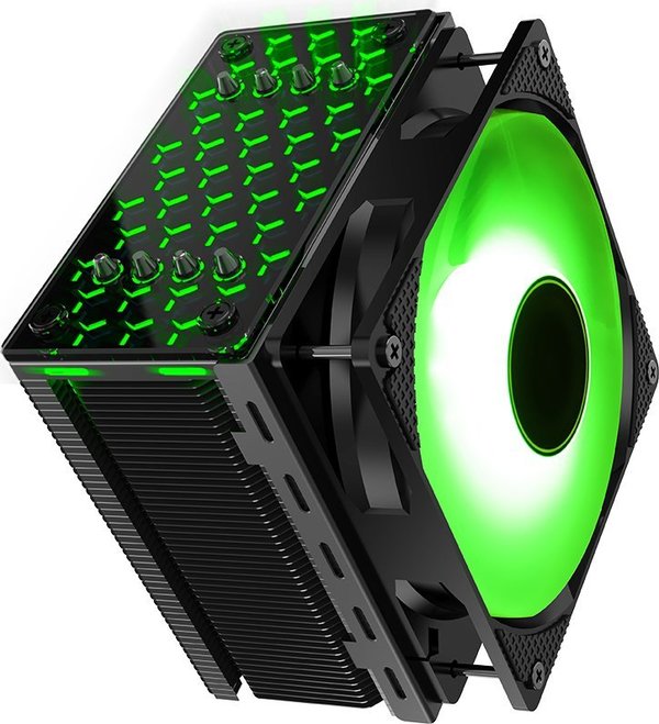 Jonsbo CR-201 RGB schwarz (CR201RGB-B) CPU Prozessor Kühler, Intel & AMD, 135W TDP, beleuchtet