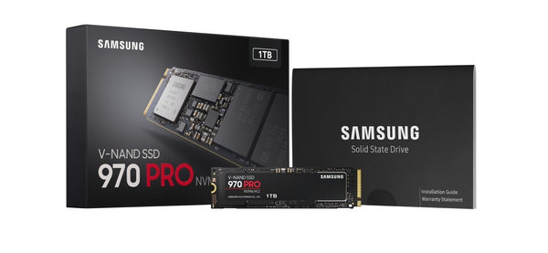Samsung 970 PRO 1TB, M.2 (MZ-V7P1T0BW) SSD