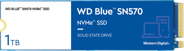 Western Digital WD Blue SN570 NVMe SSD 1TB, M.2 2280 (WDS100T3B0C)