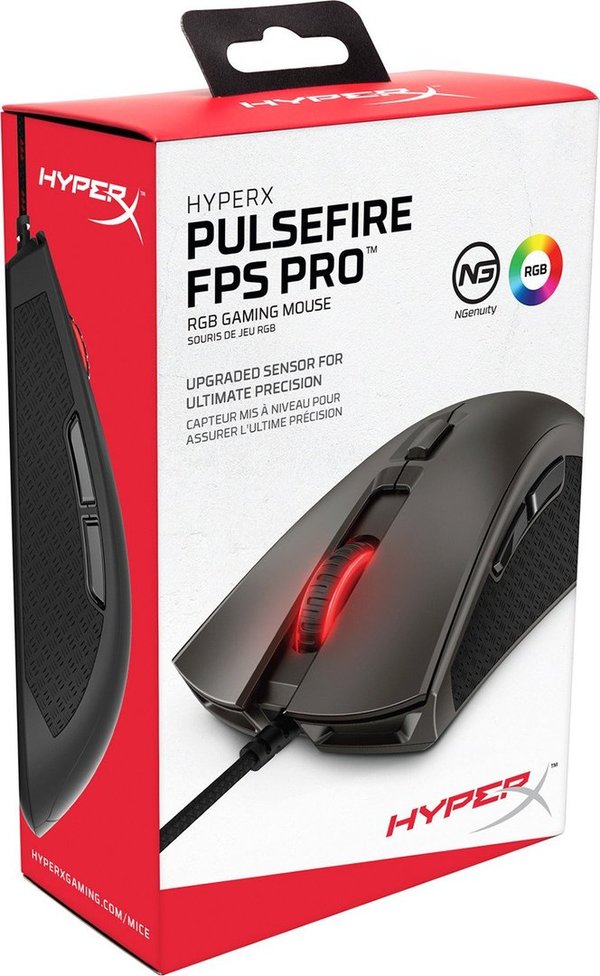 HP HyperX Pulsefire FPS Pro Gaming Mouse, USB (HX-MC003B)