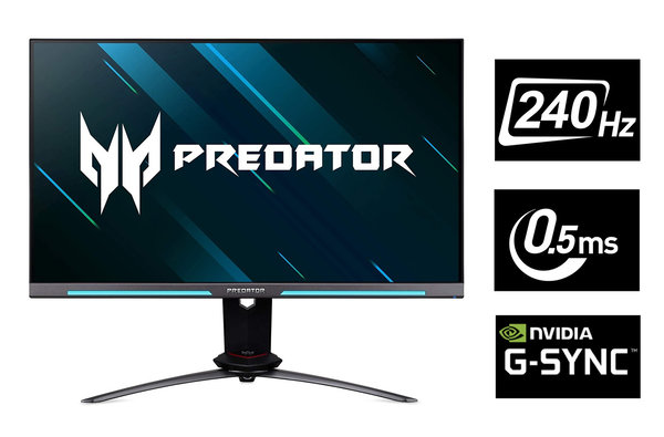 Acer Predator XB3 XB253QGWbmiiprzx, 24.5" Monitor, Full HD, 240Hz/280Hz OC, 0,5ms (UM.KX3EE.W01)