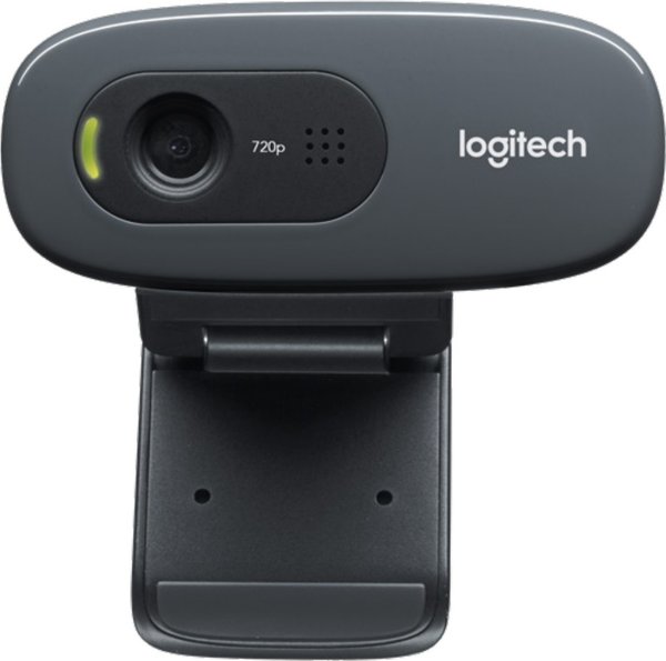Logitech HD C270 Webcam, 1280x720, 30fps, USB (960-001063)