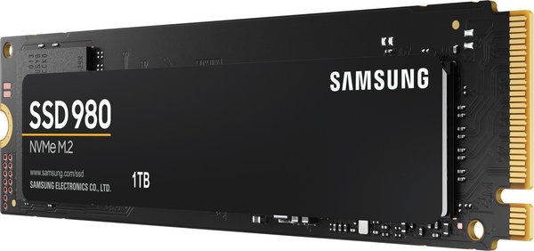Samsung SSD 980 1TB, M.2 2280, PCIe, SSD, NVMe 1.4 (MZ-V8V1T0BW)