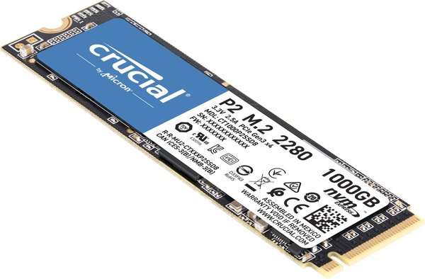Crucial P2 SSD 1TB, M.2 (CT1000P2SSD8) Solid State Module (SSM)