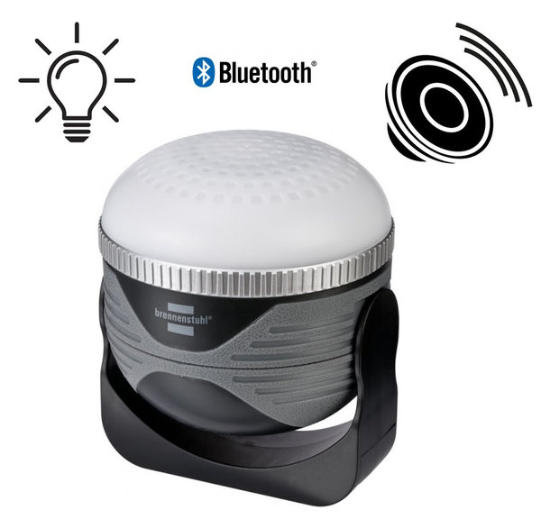 Brennenstuhl Akku LED Outdoor Leuchte OLI 310 AB mit Bluetooth Lautsprecher