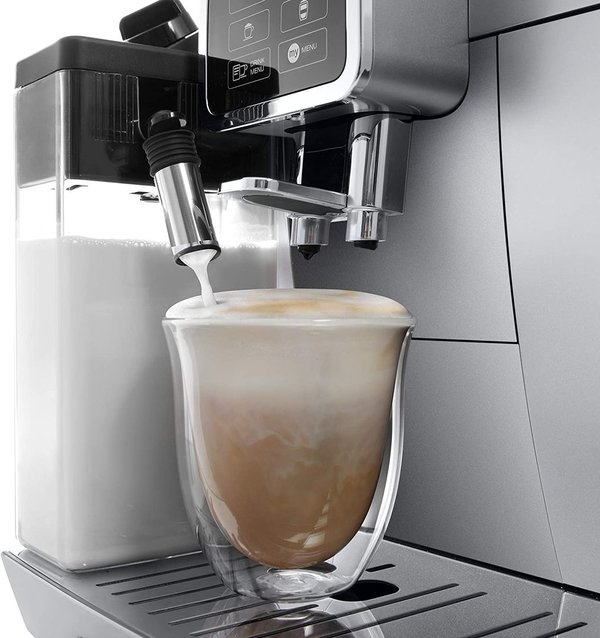 DeLonghi Dinamica ECAM 350.55.SB Kaffevollautomat, silber/schwarz