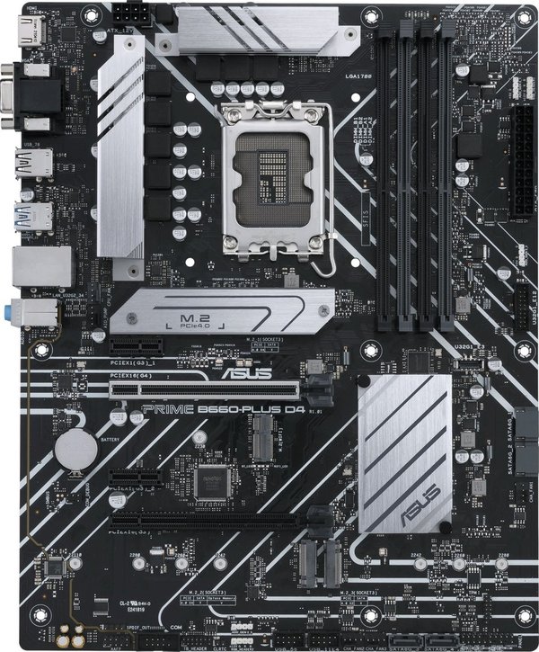 ASUS Prime B660-Plus D4 Gaming Mainboard, Sockel LGA 1700, DDR4 (90MB18X0-M0EAY0)