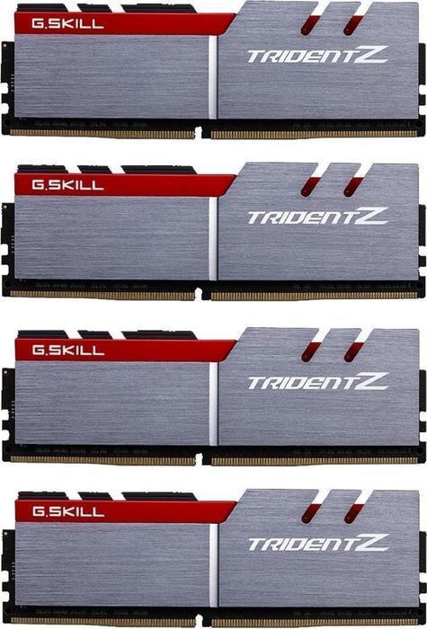 G.Skill Trident Z silber/rot DIMM Kit 64GB, DDR4-3200, CL16 (F4-3200C16Q-64GTZ)