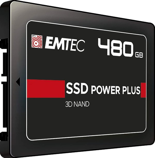 Emtec X150 480 GB Interne SSD Power Plus 3D NAND, 2,5" (ECSSD480GX150) bulk, neu