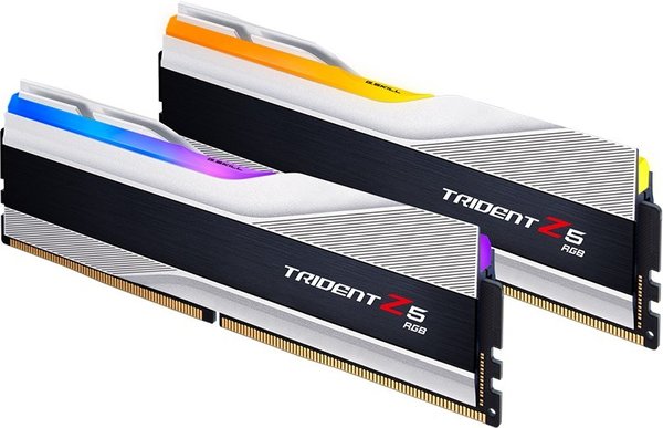 G.Skill Trident Z5 RGB silber DIMM Kit 32GB, DDR5-5600, CL36 (F5-5600J3636C16GX2-TZ5RS)