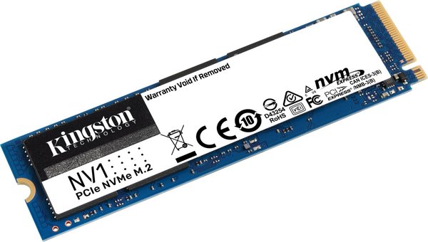 Kingston NV1 500GB PCIe NVMe M.2 Interne SSD (SNVS/500G)