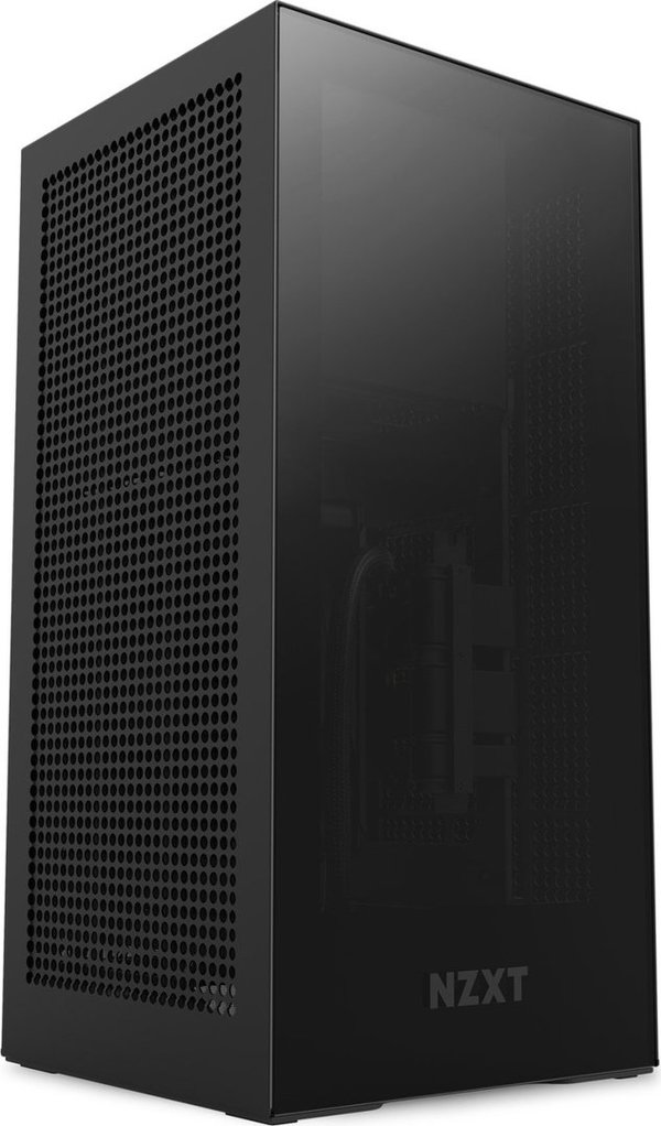NZXT H1 [2022] schwarz, Glasfenster, 750W SFX12V, Mini-ITX (CS-H11BB) PCIe 4.0 Riser Kabel