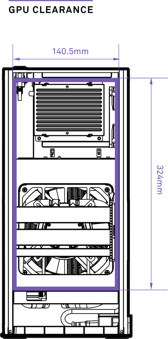 NZXT H1 [2022] schwarz, Glasfenster, 750W SFX12V, Mini-ITX (CS-H11BB) PCIe 4.0 Riser Kabel