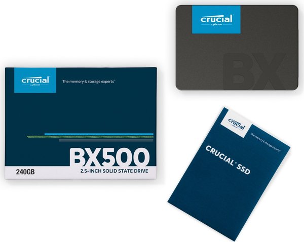 Crucial BX500 1TB, SATA SSD, 2,5" (CT1000BX500SSD1)