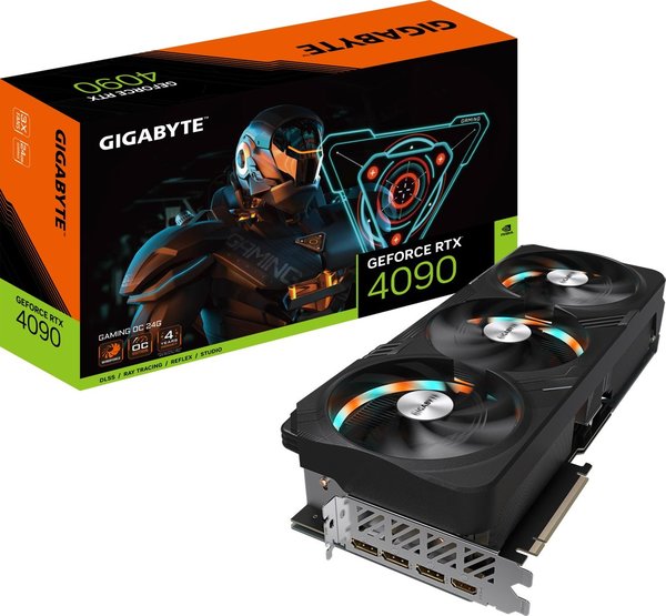 GIGABYTE GeForce RTX 4090 Gaming OC 24G, 24GB GDDR6X (GV-N4090GAMING OC-24GD)