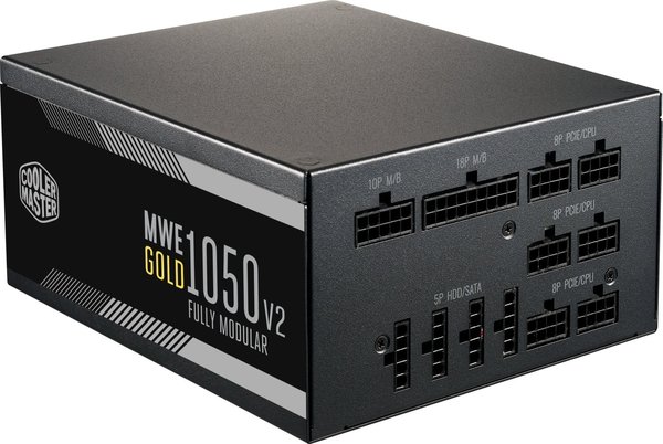 Cooler Master MWE Gold V2 Full Modular 1050W ATX 2.52, Netzteil (MPE-A501-AFCAG)
