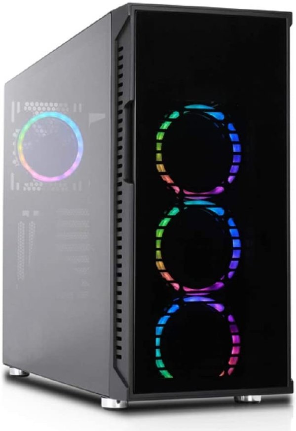 Nanoxia Deep Silence A-RGB, schwarz, Glasfenster, ATX, USB 3.1 (343386)