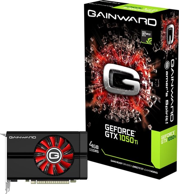 Gainward GeForce GTX 1050 Ti, 4GB GDDR5, DVI, HDMI, DP (3828)