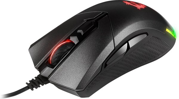MSI Clutch GM50 Gaming Mouse schwarz, USB (S12-0400C60-PA3)