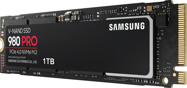 Samsung SSD 980 PRO 1TB, M.2 2280, 7000MB/​s - 5000MB/s (MZ-V8P1T0BW)