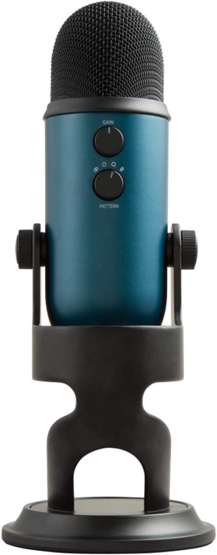 Blue Yeti USB-Mikrofon für Aufnahmen, Streaming, Gaming, Podcasting (988-000257)