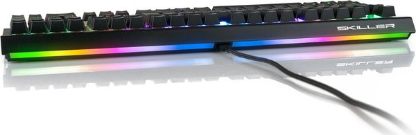 Sharkoon Skiller SGK60, LEDs RGB, Kailh Box WHITE, USB, DE (QWERTZ)