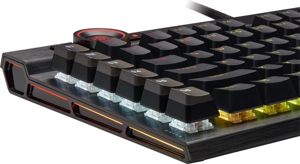 Corsair Gaming K100 RGB, MX SPEED RGB Silver, USB, DE, QWERTZ (CH-912A014-DE)