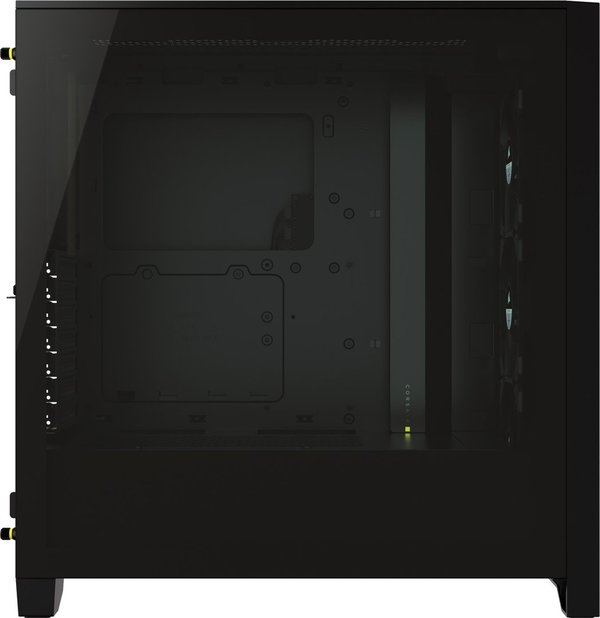 Corsair iCue 4000X RGB schwarz, Mid-Tower-ATX-Gehäuse mit Gehärtetem Glasfenster (CC-9011204-WW)
