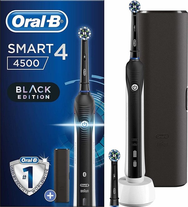Oral-B Smart 4 4500 Black Edition, Elektrozahnbürste