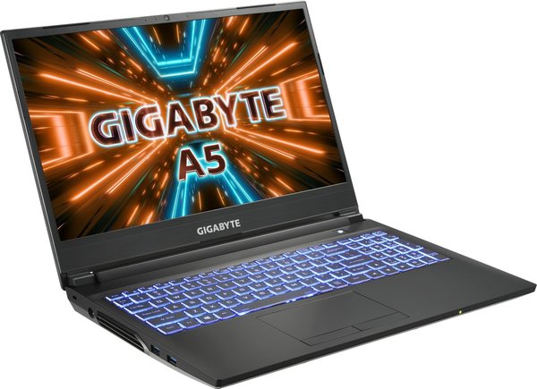 GIGABYTE A5 K1-ADE1130SD, Ryzen 5 5600H, 16GB RAM, 512GB SSD, GeForce RTX 3060, DE