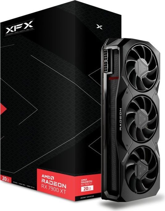 XFX Radeon RX 7900 XT, 20GB GDDR6, HDMI, 2x DP, USB-C (RX-79TMBABF9)