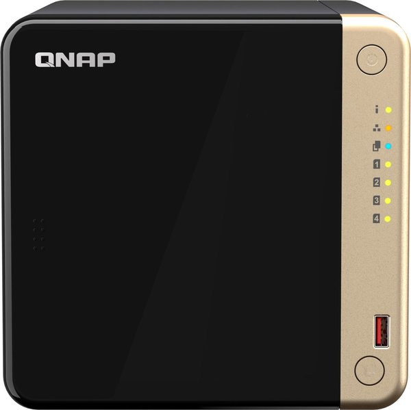 QNAP Turbo Station TS-464-4G, 4GB RAM, 2x 2.5GBase-T, USB, HDMI, M.2, 4-Bay