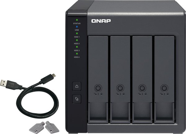 QNAP Expansion Unit TR-004, USB-C 3.0, 4x 2.5"/3.5"