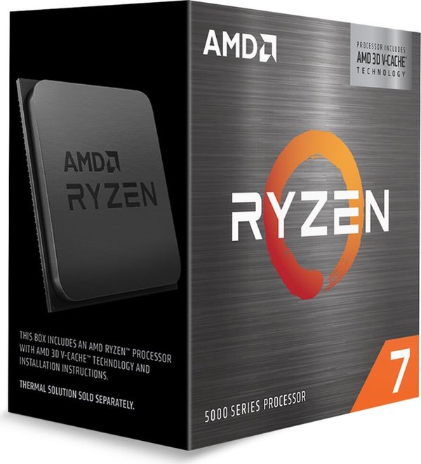 AMD Ryzen 7 5800X3D, 8C/16T, 3.40-4.50GHz, 96MB L3, boxed ohne Kühler (100-100000651WOF)
