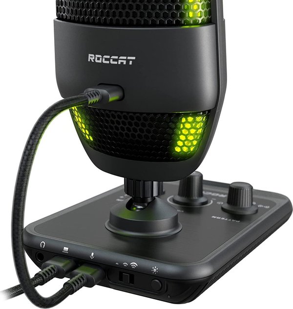 Roccat Torch - USB-Mikrofon in Studioqualität, schwarz (ROC-14-912)