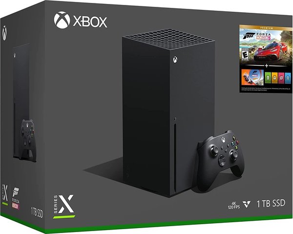 Microsoft Xbox Series X - 1TB Forza Horizon 5 Premium Edition Bundle schwarz, inkl. Controller