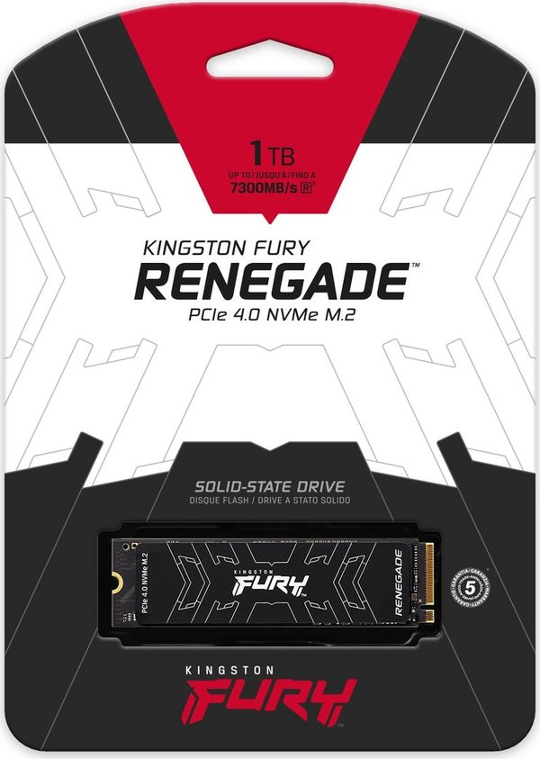 Kingston FURY RENEGADE SSD 1TB, M.2 (SFYRS/1000G)