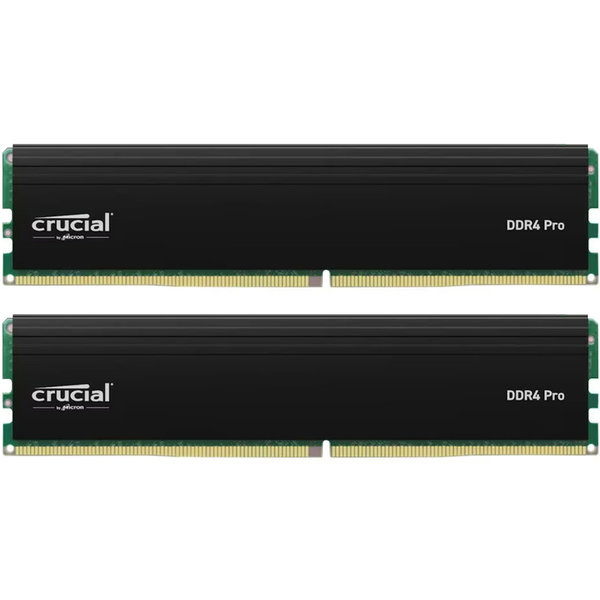 Crucial Pro DIMM Kit 64GB (2x32GB), DDR4-3200, CL22, RAM, Arbeitsspeicher (CP2K32G4DFRA32A)