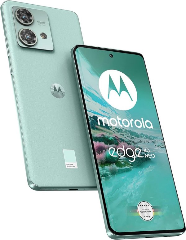 Motorola Edge 40 Neo Soothing Sea, Smartphone, 50MP Kamera, 12GB, 256GB (PAYH0001SE)