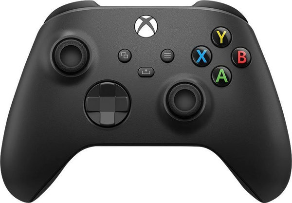 MICROSOFT Xbox Wireless Controller Carbon Black für Android, PC, Xbox One, Xbox Series X