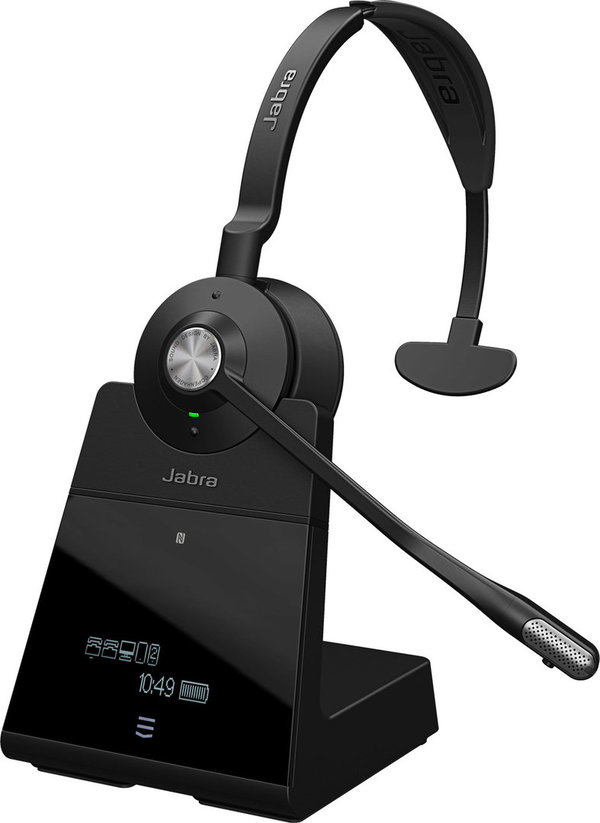 Jabra Engage 75 Mono EMEA, Telefonheadset, schwarz, drahtlos, DECT, Bluetooth