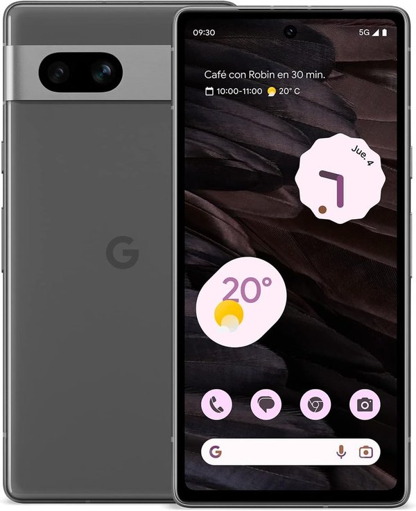 Google Pixel 7a Charcoal, 128GB, 8GB, Smartphone, Android (GA03694-GB)